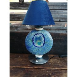 Keramik-Lampe, 50 cm, inkl. Schirm