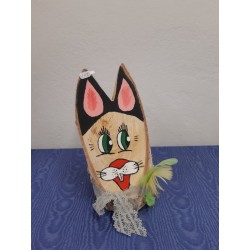 Holz-Osterhase, 15 cm